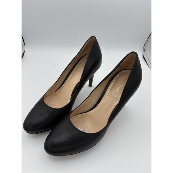 Cole Haan Shoes - Cole Haan Shoes Womens Size 8.5 Black‎ Leather Stiletto Heel Dress Pumps Classic